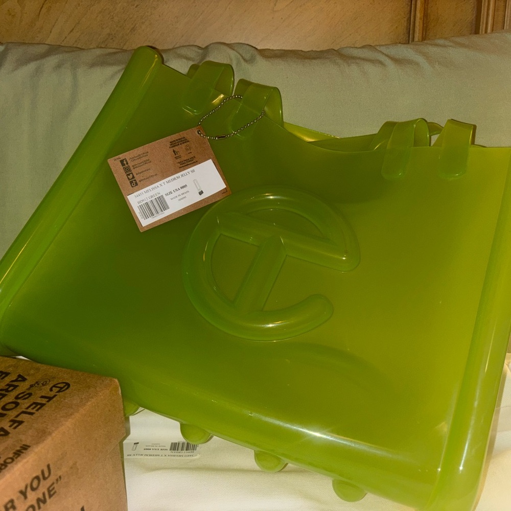 Telfar Green Tote Bag - Picture 3 of 5